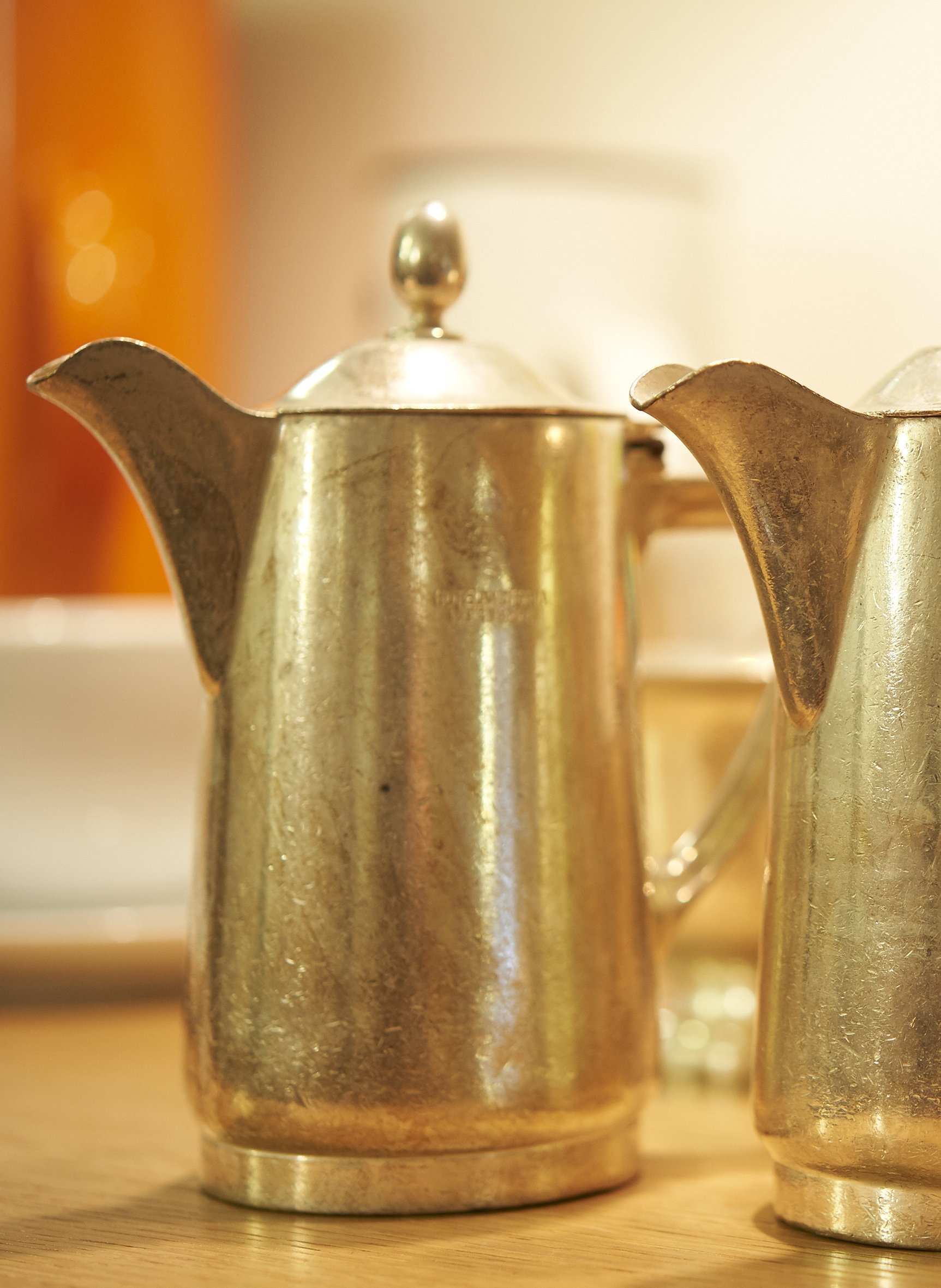 Silver coffee pots